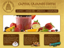 Tablet Screenshot of capitolgroundscoffee.com